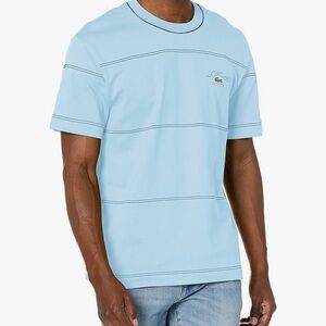 Lacoste Men's Sky Blue Short Sleeve Tee